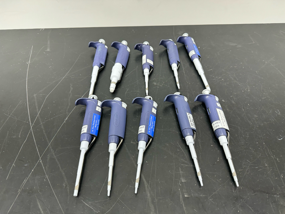 Image of Rainin Pipet-Lite Single Channel Pipettes - Quantity 10